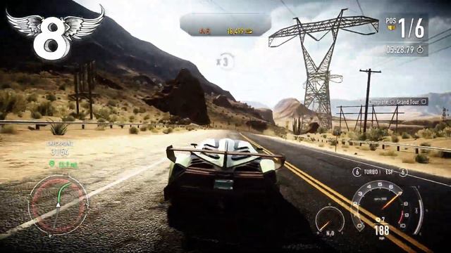 NFS Rivals Final race and epic chase with the Veneno (PC Ultra Racer Campaign) смотреть онлайн