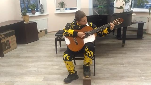 Английская народная песня "Зелёные рукава" исп. Шкарин Пётр