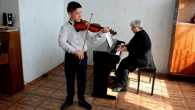Даниїл Костенко, 12років Андрес Кедлек "Веселий сільський коваль" D-dur