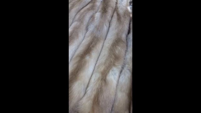 Куница лесная, мягкая - видео качества меха