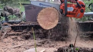 Husqvarna t540xp #1 & #2 test cuts.