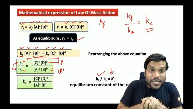 Law Of Mass Action CHEMICAL EQUILIBRIUM Class 11 Chemistry By Arvind Arora Sir