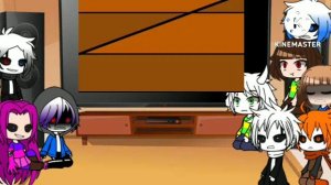 Glitchtale react to Last Breath sans vs Bf Evil