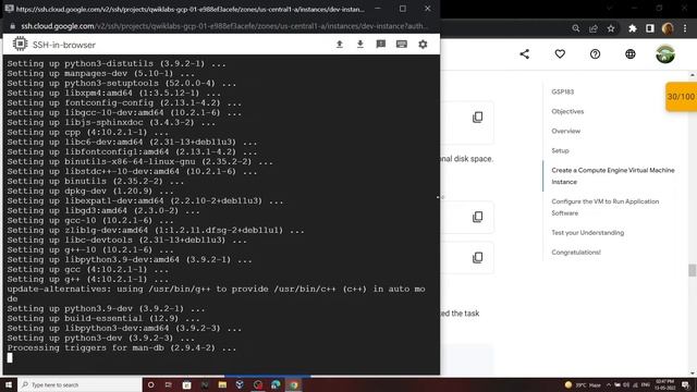 App Dev: Setting up a Development Environment - Python || [GSP183] || Solutions