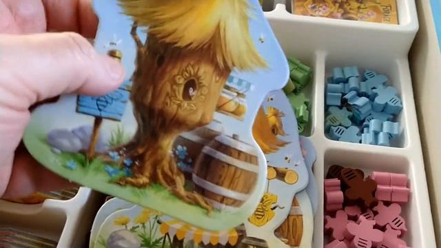 Honey Buzz Board Game Kickstarter Deluxe Components