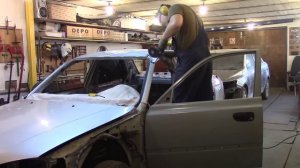 .Кузовной ремонт. Акцент перевертыш, часть 1.