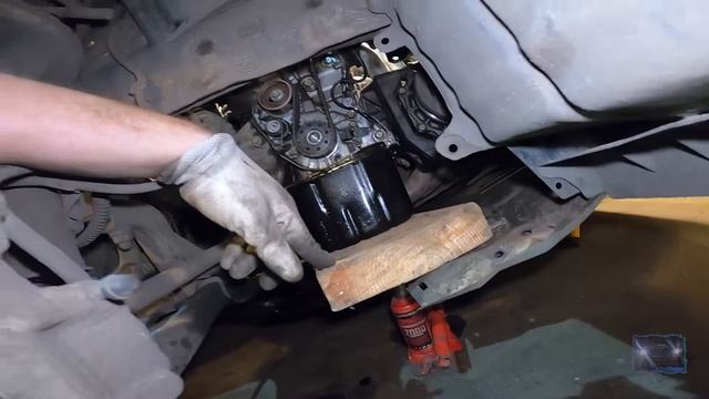 Замена сальника коленвала Lancer 9 НЕ СТАВЬТЕ такой ремень ГРМ!!! смотреть онлайн