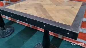 столы в стиле лофт