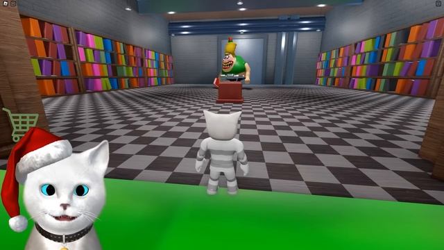 ЗЛОЙ ДЕД МОРОЗ МИСТЕР СТИНКИ ХОЧЕТ МЕНЯ СЪЕСТЬ ПОБЕГ ИЗ СТРАШНОГО ДОМА В ROBLOX Кронос смотреть онлайн