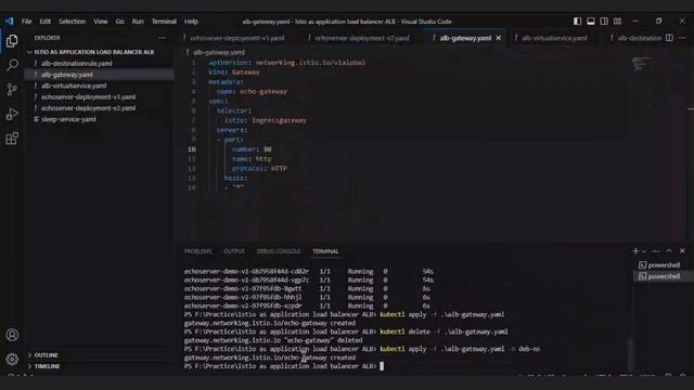 Load balancing Kubernetes workloads with Istio | Ingress Gateway | Virtual Service смотреть онлайн