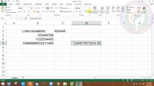 How to Enter or Write Big Numbers in Excel | हिंदी में