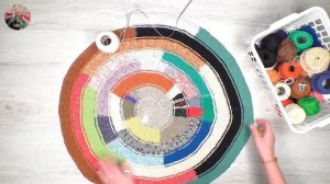DIY Оригинальный круглый #плед спицами на 10 петлях. Продвижение