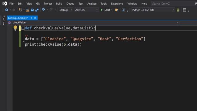 Check if a Value Exists in a List Using Python (Simple Lookup Check Validation) смотреть онлайн