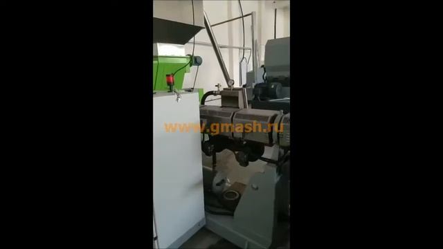 Гранулятор -  одношнековый экструдер с системой водокольцевой грануляции  для XPS или ПЭ пушенки