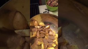 Свиные рёбрышки с картошкой по-деревенски в мини духовке