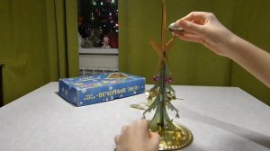 Новогодний сувенир елка из СССР "Вечерний Звон" - звенящая игрушка