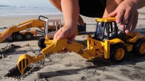 BRUDER АВТОВОЗ НА ОКЕАНЕ/BRUDER CAR TRANSPORTER BY THE OCEAN