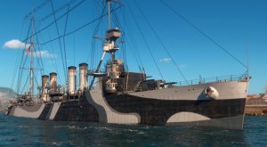 Играю на американском крейсере Marblehead, Мир кораблей.