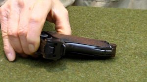 Luger 9mm 1923 LP08 long barrel Used for Artillery Waffen WWII  Rare 9mm Stock 257   SN 7152