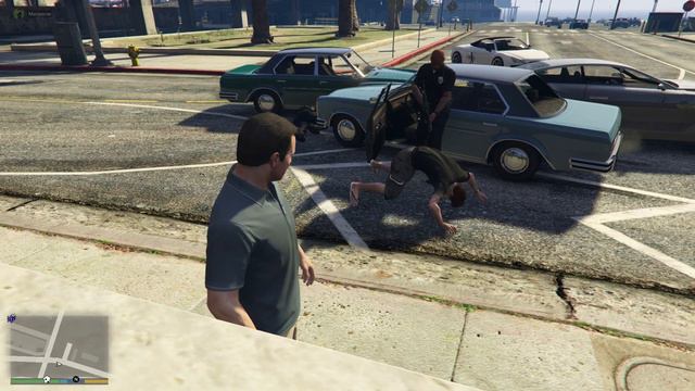 GTAV - Random police activity смотреть онлайн