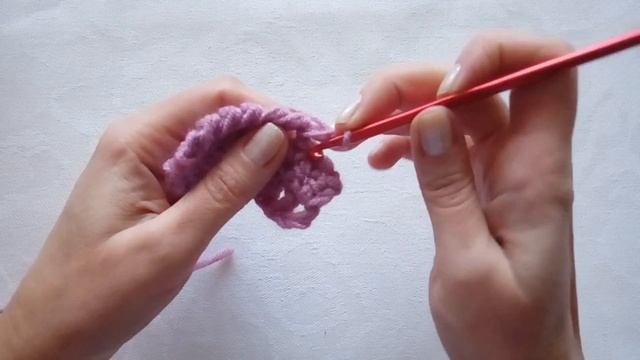 Учимся вязать крючком. 9. Как вязать рачий шаг. Для начинающих.