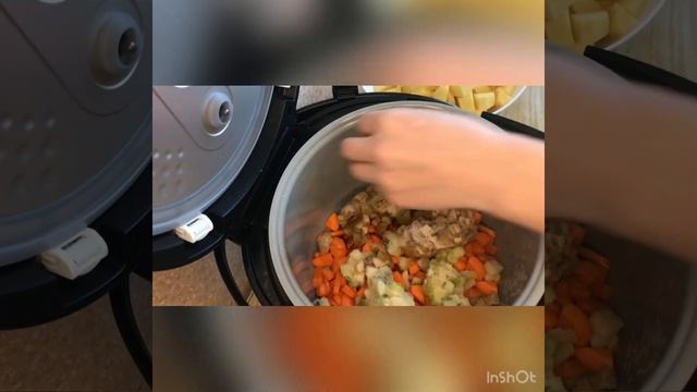 Тушёные овощи в мультиварке
