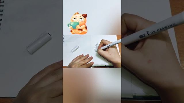 СУПЕР Линнер для Рисования Акварелью/ Арт Материалы/Арт Лайфхак/Linner Painting Watercolors Art