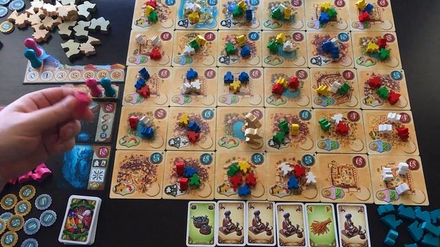 Как играть в настольную игру Пять Племен (Five Tribes) смотреть онлайн