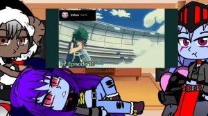 Monster Girls React To Deku using his quirk