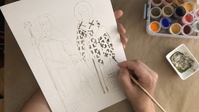 Самоучитель иконописи | Стрим 43 смотреть онлайн