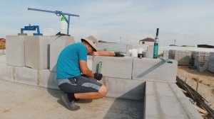 Кладка стен из газобетона своими руками! Газобетон БРАК или НОРМА? Моя ТЕРКА для ГАЗОБЛОКА!