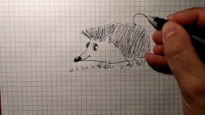 Как нарисовать ЁЖИКА / Простые рисунки / Рисунки для начинающих и детей