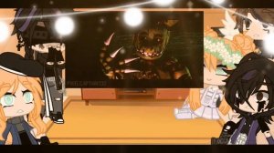 Afton Family reacts to "Play with Fire" and "Left Behind"|| Fnaf||Gacha Club||Lazy||