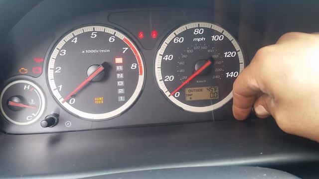 2006 Honda CRV maintenance required light reset смотреть онлайн