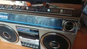 National Panasonic RX-5045F rare pretty boombox ghettoblaster Stereo Radio Cassette Recorder