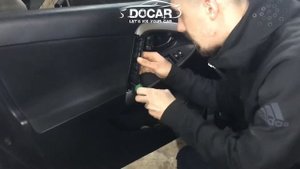 Снятие обшивки дверей Rav 4 2008 год