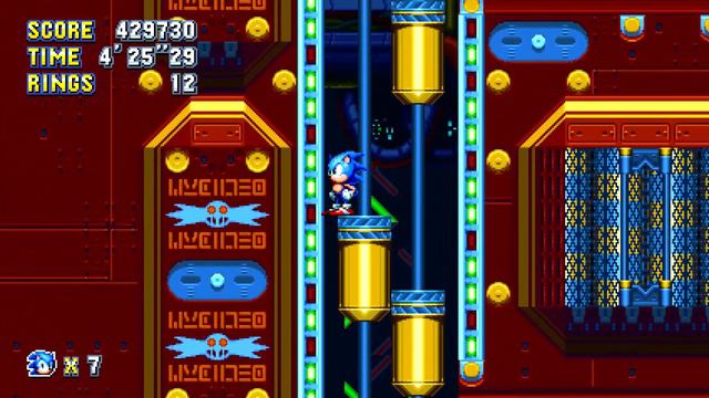 Sonic Mania прохождение с изумрудами хаоса 4 часть, финал смотреть онлайн