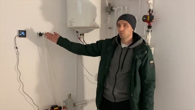 Отопление дома 154 м2 инверторным тепловым насосом ATMOTERM PF-030 DC смотреть онлайн