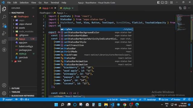 styling in React Native ( windows 11 ) смотреть онлайн