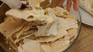 Творожная запеканка с лавашем