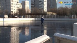 Зимнее развлечение в Московском