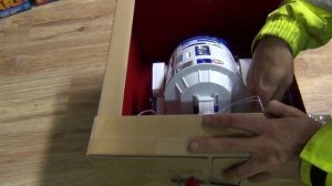 Unboxing Star Wars R2D2 Interactive Astromech Droid Toy R2-D2 The Force Awakens Robot