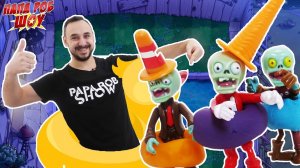 Папа РОБ продолжает играть в #РАСТЕНИЯ против #ЗОМБИ / Plants vs. Zombies