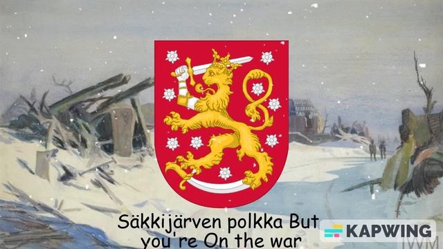 Säkkijärven polkka but you're on the war смотреть онлайн