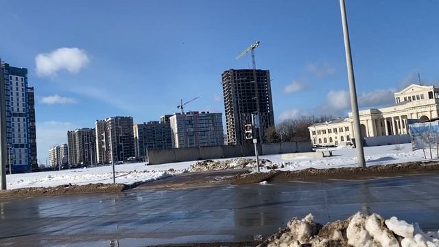 Прогулка по ЖК « Минск Мир » 10.02.2022 смотреть онлайн