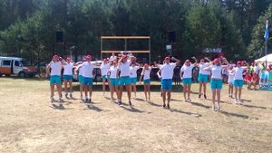 Приветствие команды.Республиканский Турслет Дорожник 2015