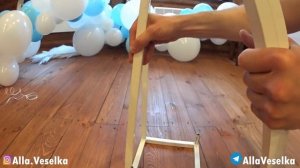 Как сделать фотозону. Каркас джокер. Крылья для фотозоны