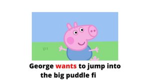 Peppa pig - present simple