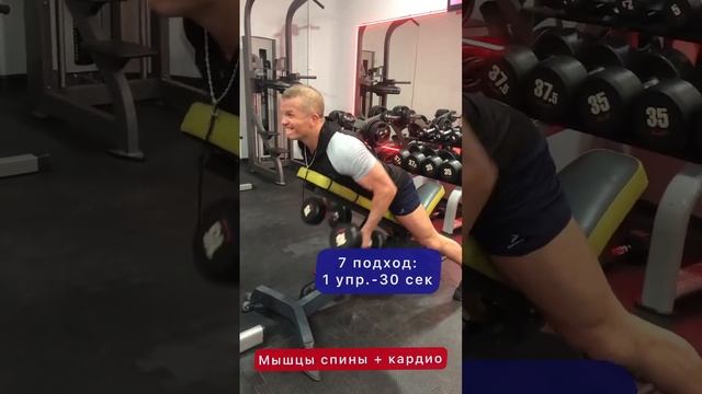 КРУГОВАЯ ТРЕНИРОВКА на МЫШЦЫ СПИНЫ с КАРДИО / ШАДРИКОВ ИЛЬЯ