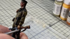 РОСПИСЬ МИНИАТЮРЫ АКРИЛОМ. КАК ПОКРАСИТЬ ФИГУРКУ. АЛЕКСАНДР СНЕГИРЁВ.